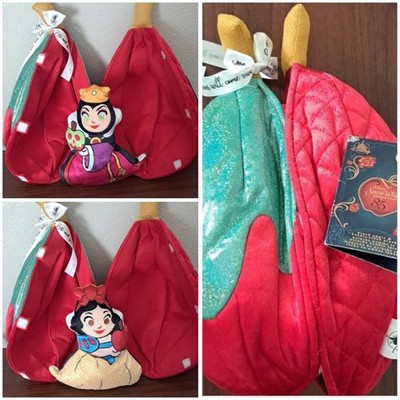 Disney Parks 85th Anniversary Snow White Poisoned Apple Plush Double-Sided Doll