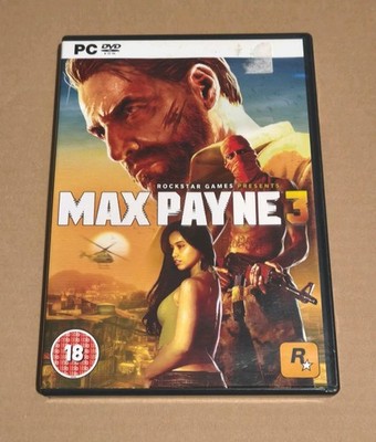Max Payne 3 - PC Spiel DVD ROM (4 Discs) mit Handbuch