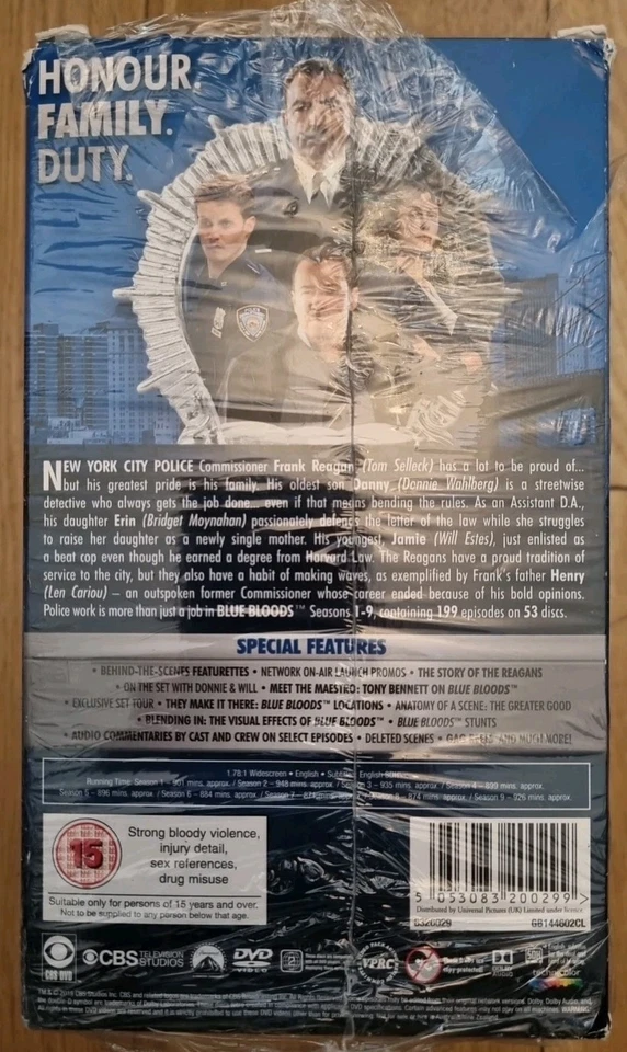 Blue Bloods Season 1-9 (DVD, 2019, 53-Disc Set) - Image 3 of 4