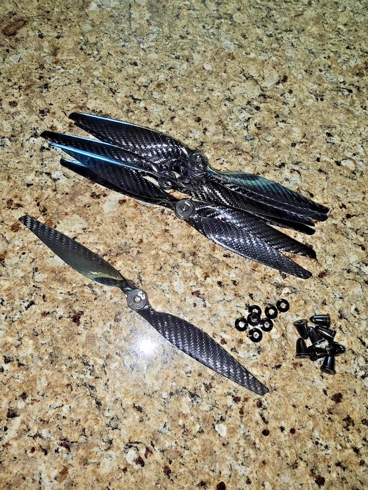 Eight Carbon Fiber Drone Blades - Image 3 of 4