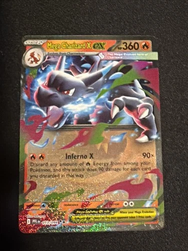 Mega Charizard x EX 013/094 Me02: Phantasmal Flames Holo