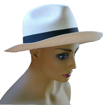 arth - Genuine Panama Hat Handmade in Ecuador Genuine Ecuadorian Natural Panama Hat Handwoven in Ecuador  main image 4