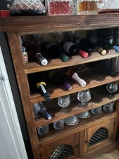 Drinks Cabinet Solid Wood