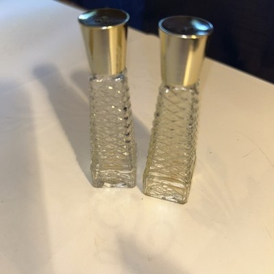 Avon Perfume Bottles Unique Handmade Salt &Pepper Shakers Box 28#60