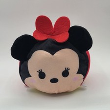 Disney Tsum Tsum Minnie Mouse Plush 8 Stuffed Animal Toy Squishy Red Black