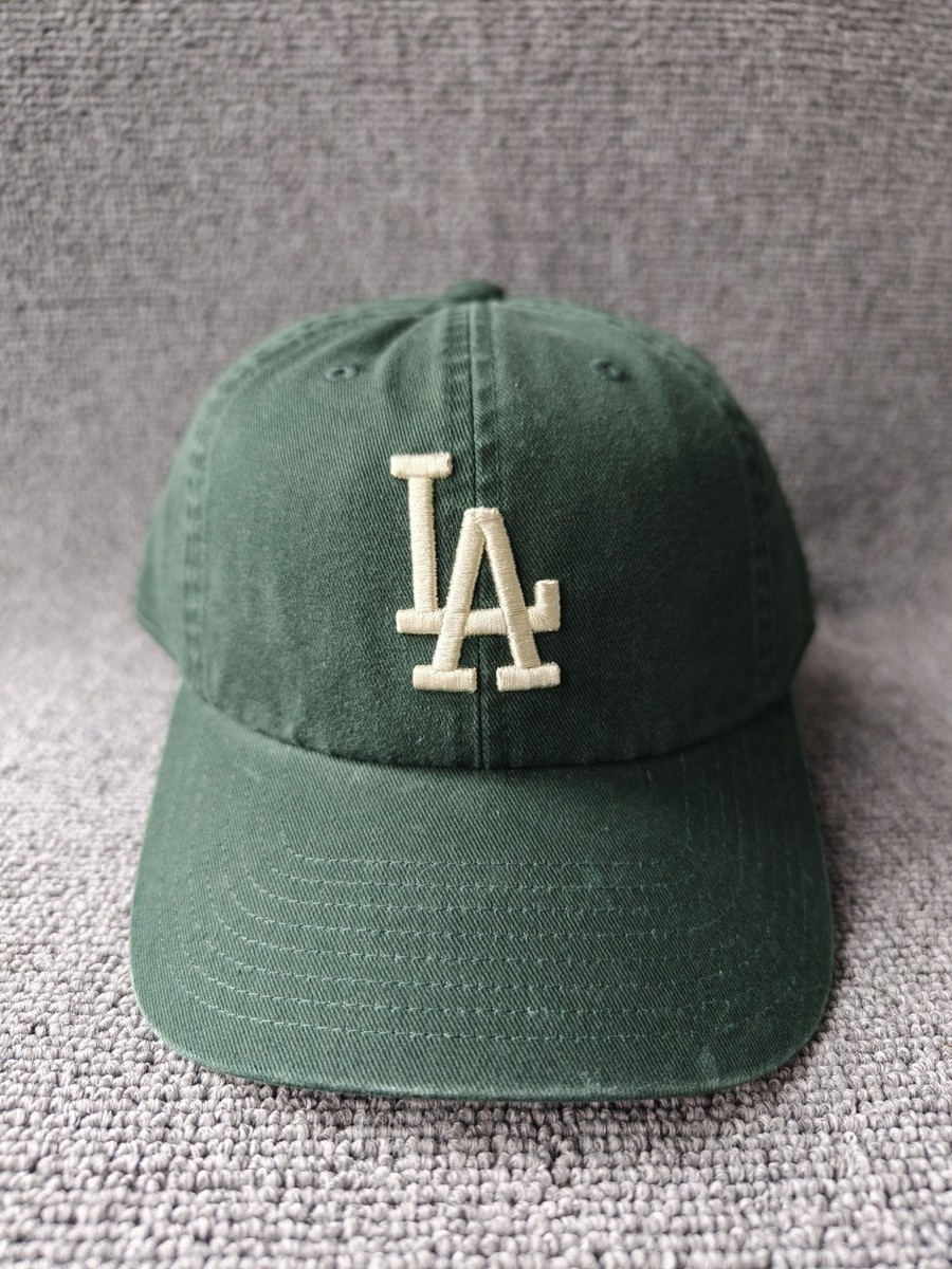 Mitchell & Ness Nostalgia Co LA Dodgers Dark Green Adjustable Dad Hat Cap