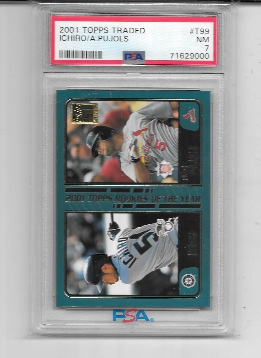 2001 Topps Traded & Rookies - Albert Pujols Ichiro Suzuki #T99 for
