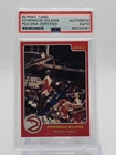 DOMINIQUE WILKINS 1984-85 REPRINT STAR AUTOGRAPH #263 AUTO HAWKS PSA AUTH Q3286