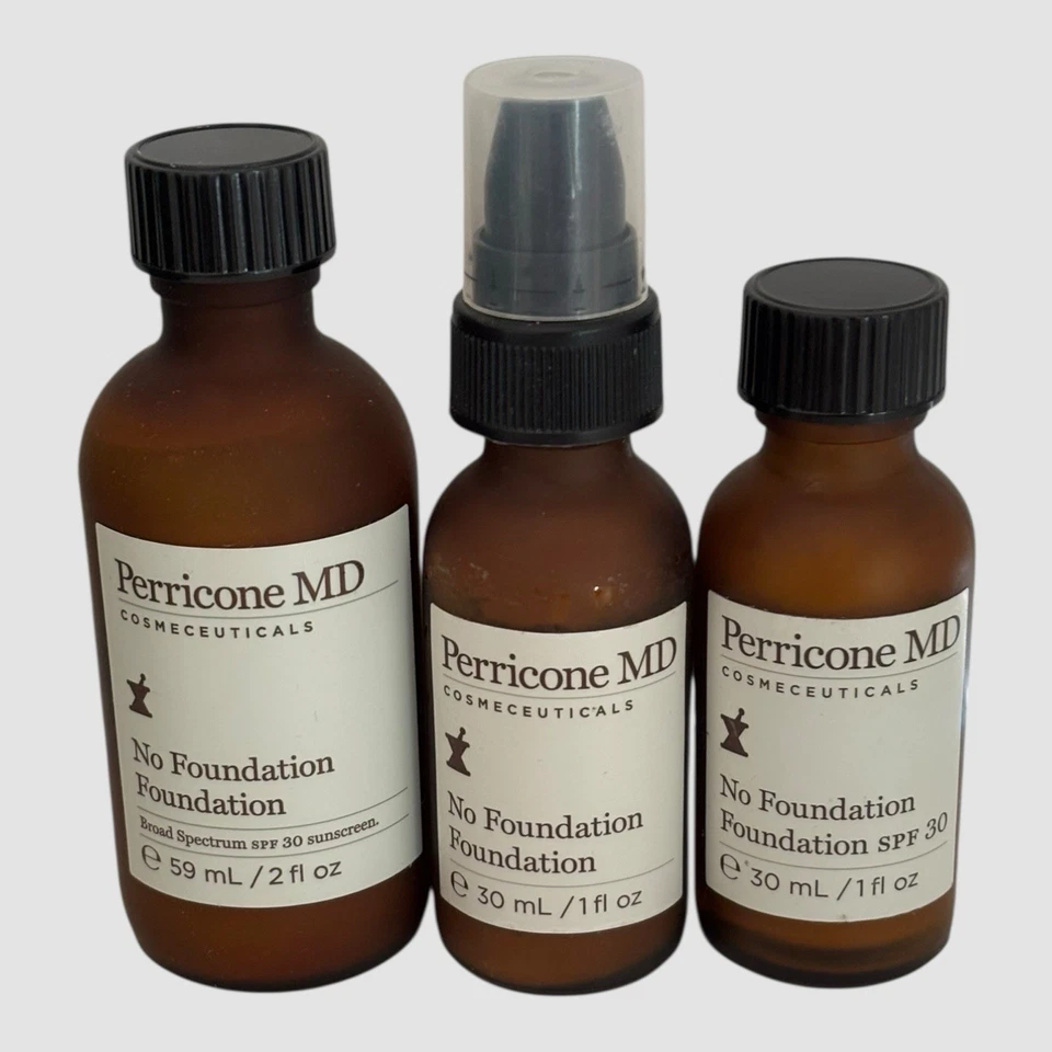 Pack de 3) Perricone MD Base Sin Base Suero Antienvejecimiento Set de Regalo de Navidad Foto 4 de 4