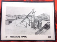 Campbell Scale Models 352 HO Scale Mine Head Frame Building Kit no instructions