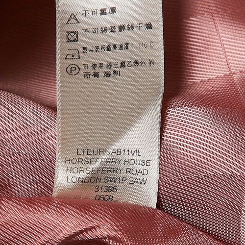 Burberry Kids Metallic Grey Gabardine Pleated Skirt 14 Yrs - Picture 6 of 6