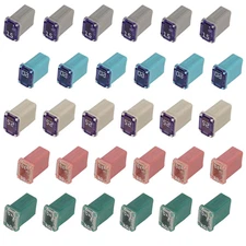Mcase FMM Fuses Assortment 15 20 25 30 40 Amp Micro Cartridge Fuse 30 Flosser Mi