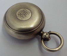 BEAUTIFUL CLEAN ENGLISH ANTIQUE 1903 SOLID STERLING SILVER SOVEREIGN CASE HOLDER