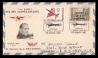 DR WHO 1967 ARGENTINA FDC FIRST FLIGHT? FISA CACHET OVPT COMBO 5.60P w29507