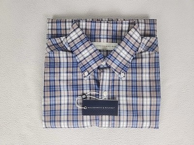 Holderness & Bourne Tailored Long Sleeve Button Down Flannel Mens XL Multi-Color