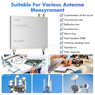 LibreVNA 2.0 Upgraded Version 100kHz-6GHz Portable   Network Analyzer USB *lh