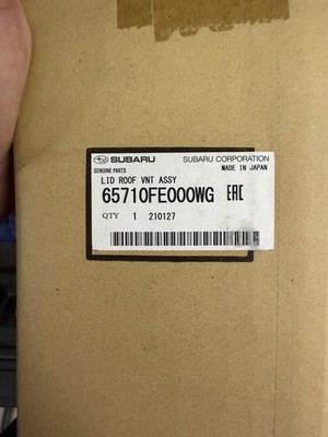 BNIB Genuine JDM Subaru GDB Spec-C RAR Roof Vent FOR 02-07 GD WRX STI Legacy SG9