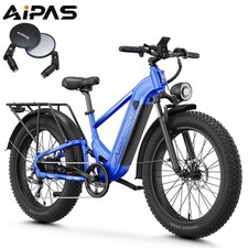 Aipas 1800W 26" 48V 17.5AH Motor Electric Bike for Adults Electric Bike 36 MPH