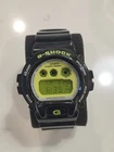 2008 Vintage Casio G-SHOCK DW-6900CS Shock Resistant 20BAR Black Lime Green