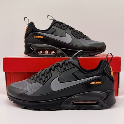 Nike Air Max 90 Drift Black Bright Ceramic Sneakers IO1908-001 Mens Size NEW
