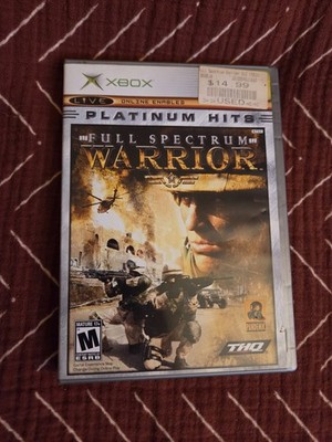 Full Spectrum Warrior Xbox Platinum Hits THQ Strategy Action Multiplayer 2004