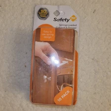 NIP Safety 1st Spring-Loaded Cabinet & Drawer Latches, 10 Pack, 
