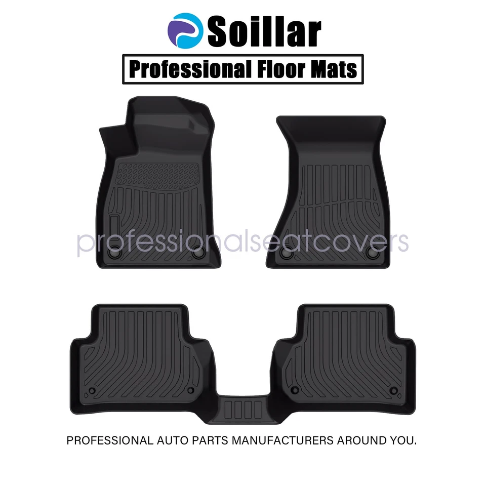 Alfombrillas forro 3x para Audi A4/A4 Quattro/A4 Allroad/S4 TPE 2017-2021 2 filas Foto 2 de 4