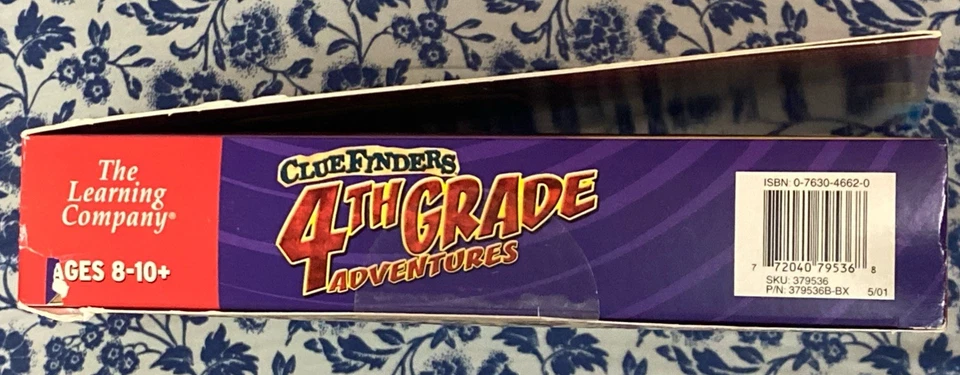 Clue Finders PC CD-Rom 4th Grade Adventures Windows/Mac BIG BOX Vintage NOS - Image 3 of 4