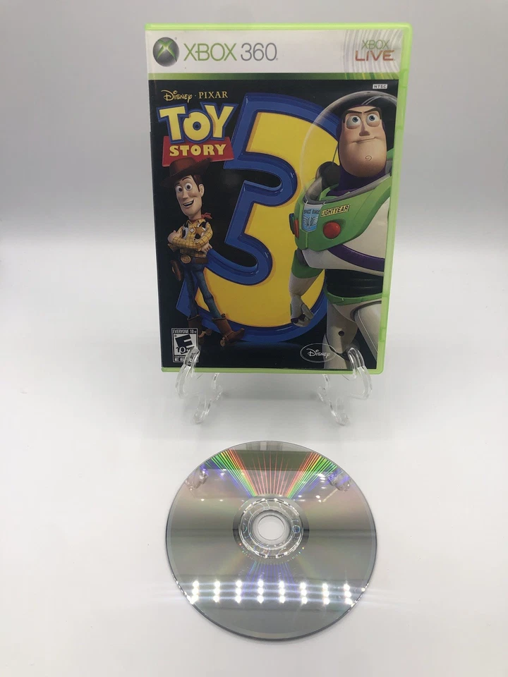 Toy Story 3 (Microsoft Xbox 360, 2010) CIB Completo con Manual Probado Foto 4 de 4