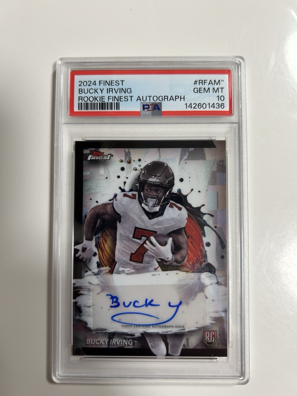 Bucky Irving Topps Finest Rookie Finest Autographs #RFAM Base