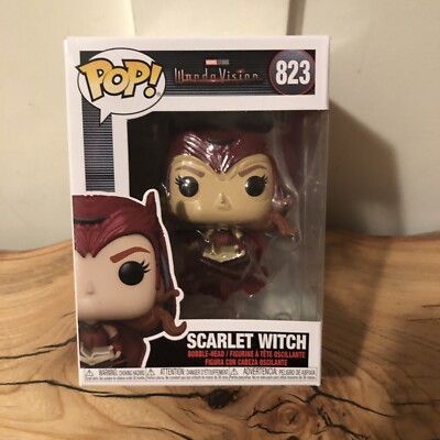 Funko Pop Wanda Scarlet Witch Marvel Wandavision 823 Vinyl Figure Disney P3 New