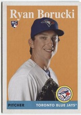 2019 Topps Archives RYAN BORUCKI RC 1958 Topps Card #58 TORONTO BLUE JAYS -