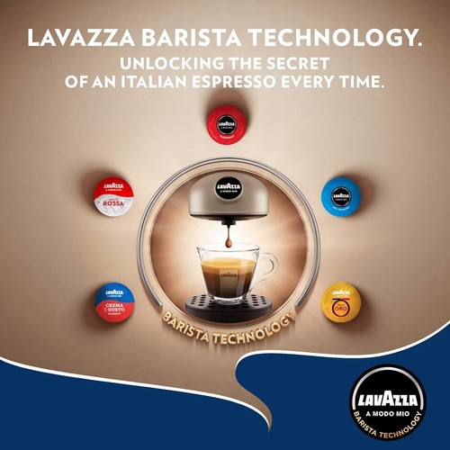 Lavazza Capsule Coffee Machine w/ 64 Pods Espresso Cappuccino Maker Auto Easy - Picture 6 of 8