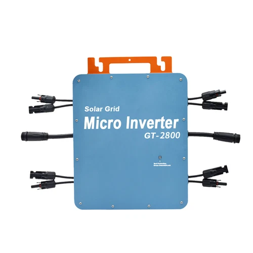 Micro Inverter Rete Solare 110V/230V 2800W MPPT Controllo WiFi Intelligente IP66 US - Foto 1 di 15