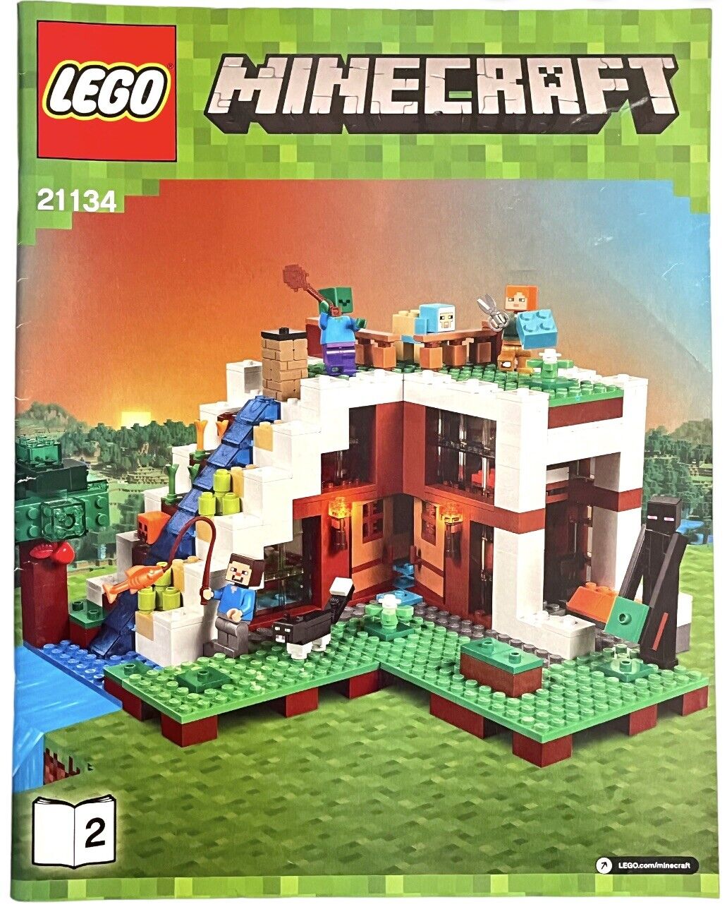 LEGO The Skull Arena Minecraft (21134), Booklet Manual