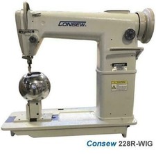 Consew 228R-WIG High Speed Industrial WIG SEWING MACHINE, Table  Motor Included