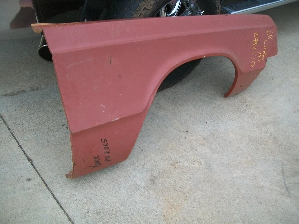 NOS MoPar 1968 Chrysler Newport New Yorker Passenger Side Right Front Fender - Image 3 of 4