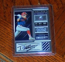 Travis Swaggerty Pirates 2018 Elite Extra Edition Chrome Auto 1/25 COLLEGE #TS