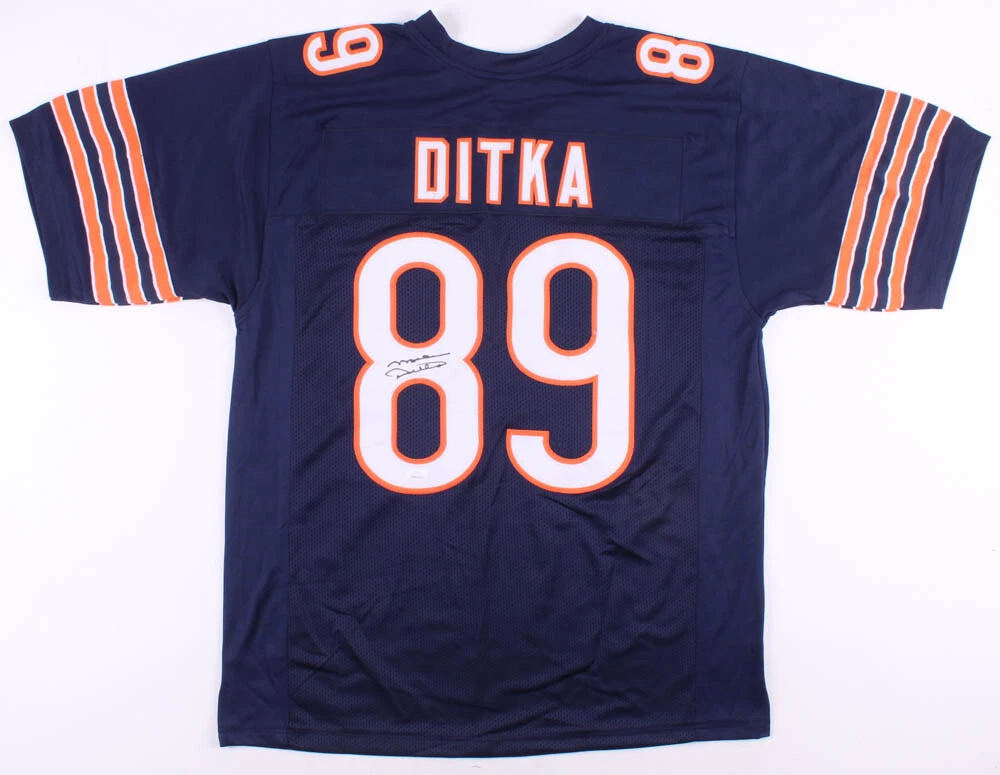 Mike Ditka Signed Chicago Bears Jersey JSA COA 89 Tight End