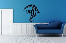 Wall Sticker Vinyl Decal Fish Marine Ocean Decor Nice for Bathroom ig1157