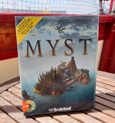 Myst PC Big Box 1995 Point And Click Adventure OVP ANLEITUNG Broderbund Retro