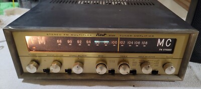 Vintage Pilot 654 FM Stereo tube Receiver Amplifier 12AX7