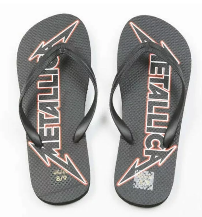 Metallica slippers deals