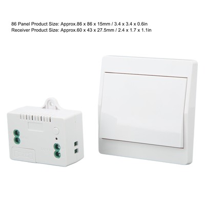 Wireless Light Switch Waterproof Self Powered Remote Controller Wireless Wall Mo