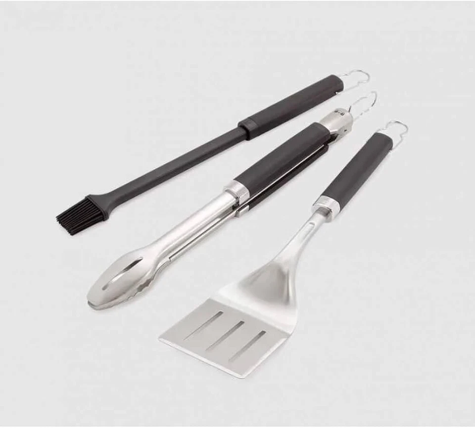 Weber 6764 Precision 3 Piece BBQ Tool Set Stainless Steel - Image 4 of 4