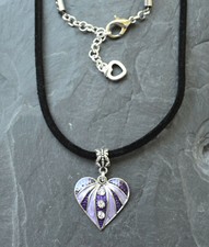 Trachtenschmuck Trachtenkette Trachtenband mit Herz Anhänger Wies'n Oktoberfest