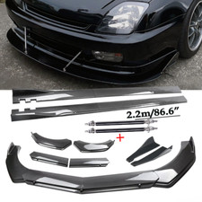 For Honda Prelude Si Carbon Fiber Front Bumper Rear Lip Chin Spoiler Body Kits