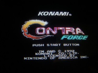 Nintendo Playchoice 10 Contra Force Cart Pc-10