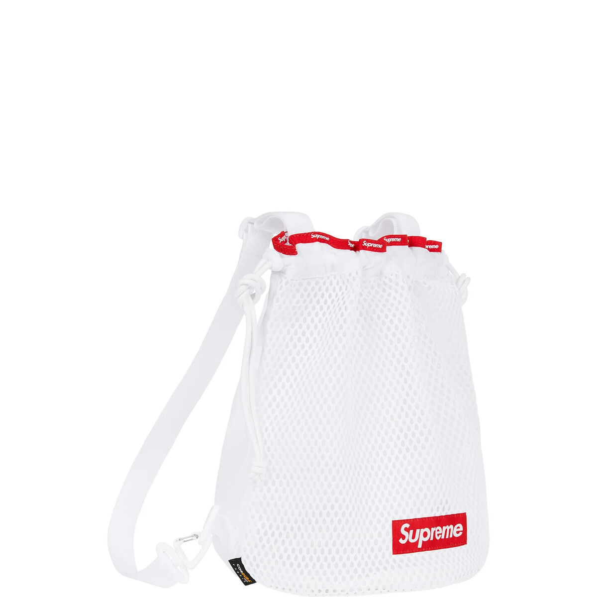 Mesh Small Backpack - White