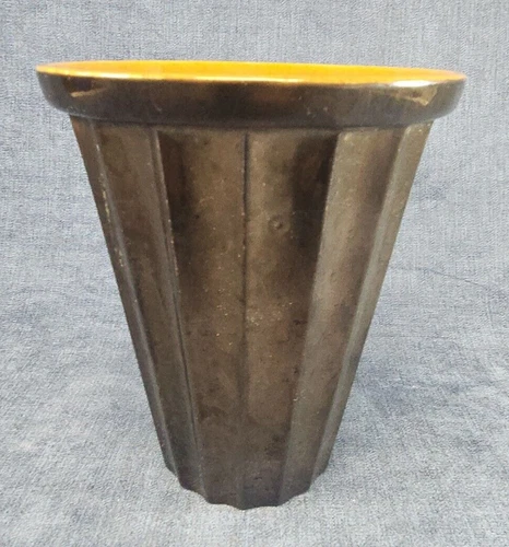 Rare Red Wing Pottery Copper Crackled Glaze Planter Pot Vintage USA u-10G